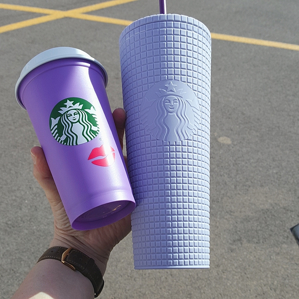 Starbucks Valentine's Disco Lilac tumbler set - Picture 1 of 2